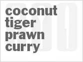 recipe for coconut tiger prawn curry
