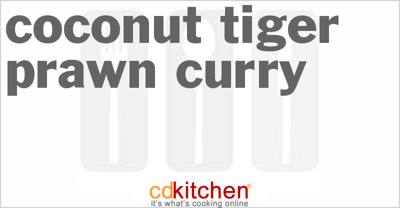 Coconut Tiger Prawn Curry - CDKitchen.com