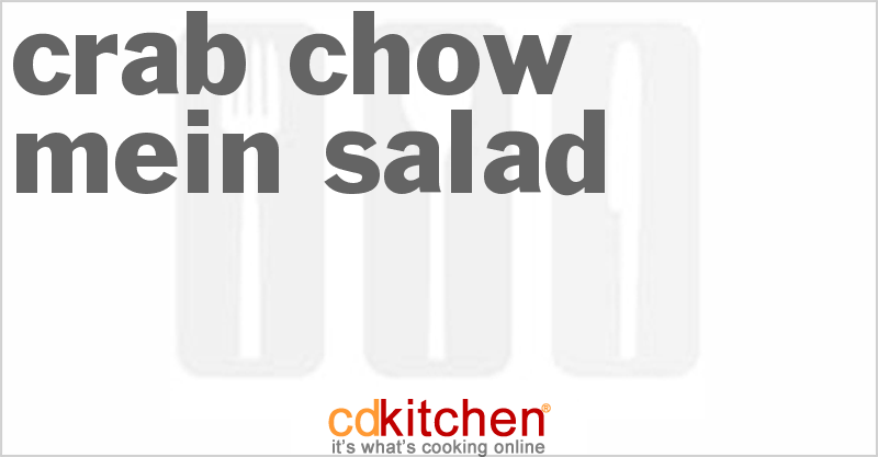 Crab Chow Mein Salad - CDKitchen.com