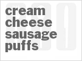 recipe for cream cheese sausage puffs