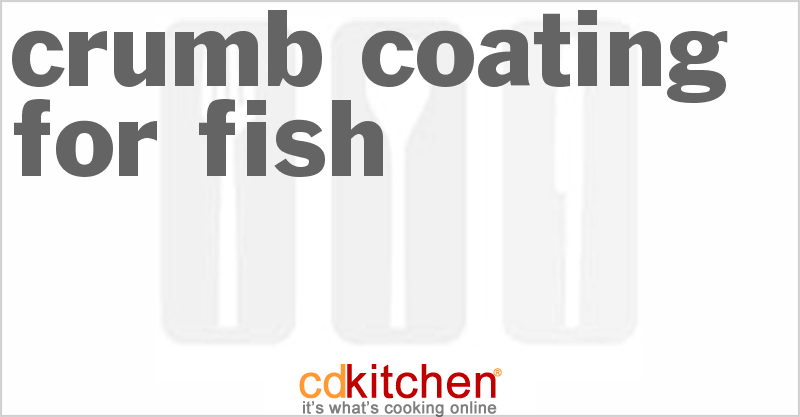 Crumb Coating for Fish - CDKitchen.com