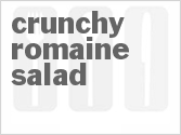 recipe for crunchy romaine salad