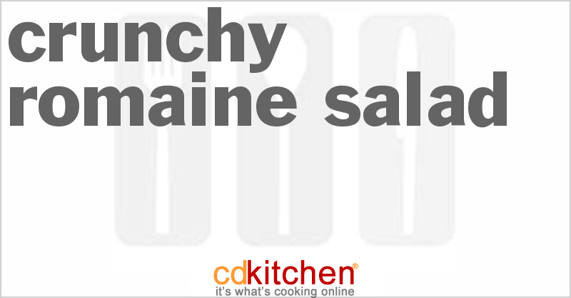 Crunchy Romaine Salad - CDKitchen.com