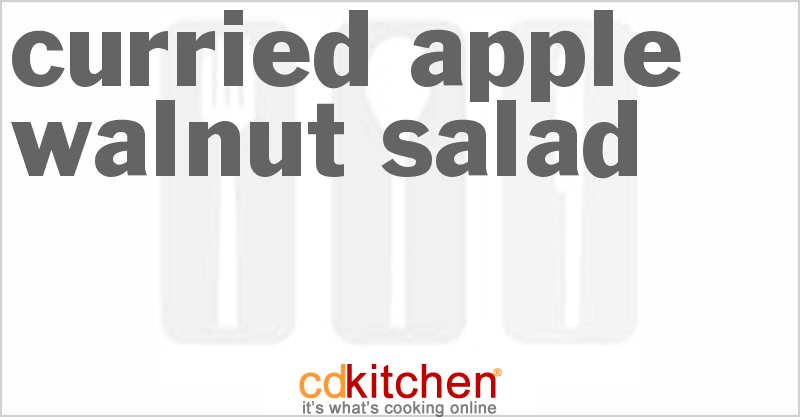Curried Apple-Walnut Salad - CDKitchen.com