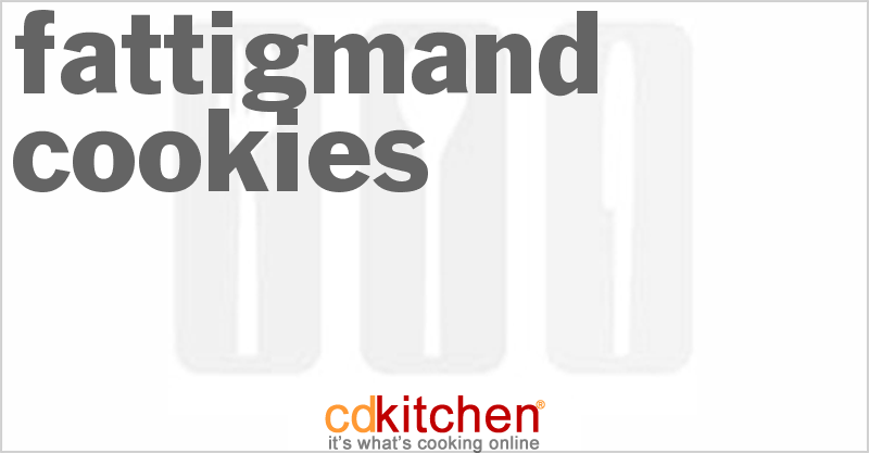 Fattigmand Cookies - CDKitchen.com