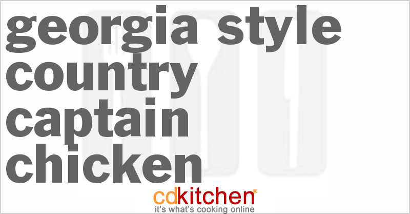 Georgia-Style Country Captain Chicken - CDKitchen.com