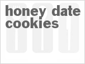 recipe for honey date cookies