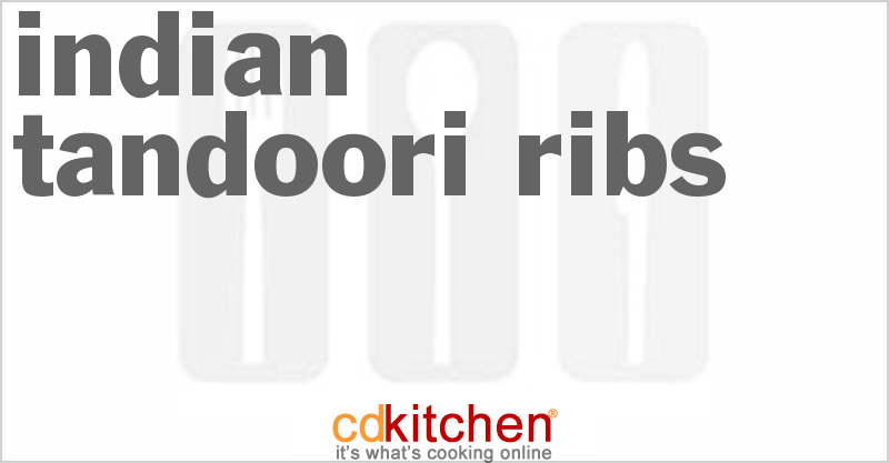 Indian Tandoori Ribs - CDKitchen.com