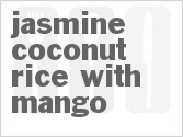 recipe for jasmine coconut rice with mango