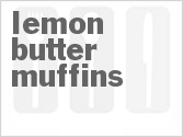 recipe for lemon butter muffins