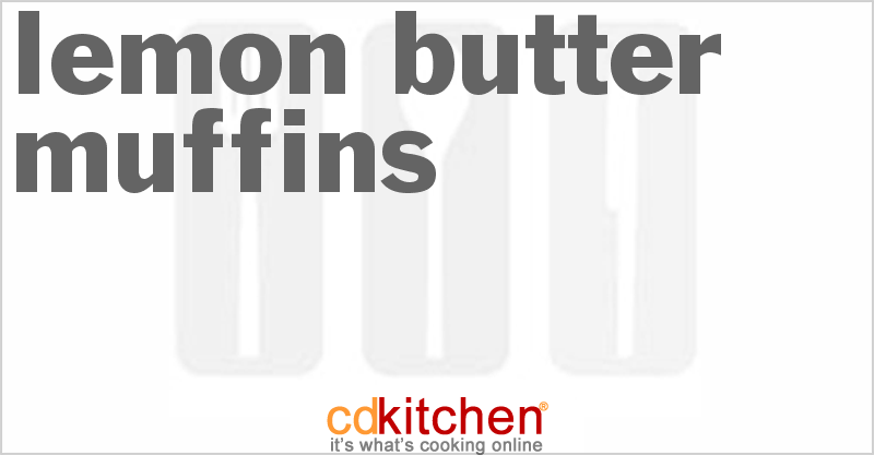 Lemon Butter Muffins - CDKitchen.com