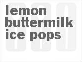 recipe for lemon buttermilk ice pops