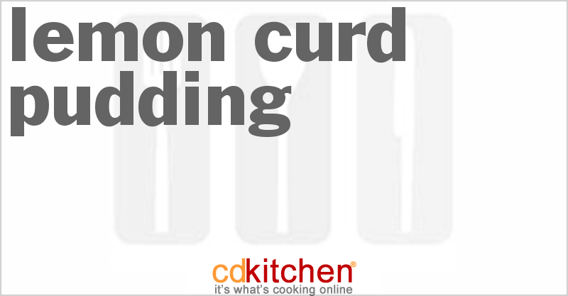 Lemon Curd Pudding - CDKitchen.com