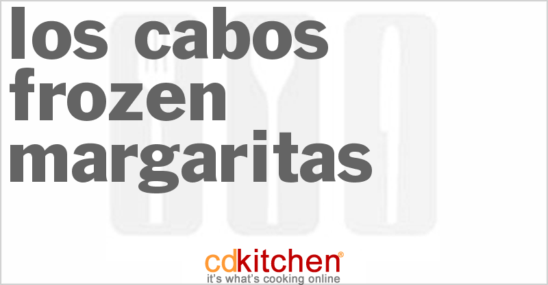 Los Cabos Frozen Margaritas - CDKitchen.com