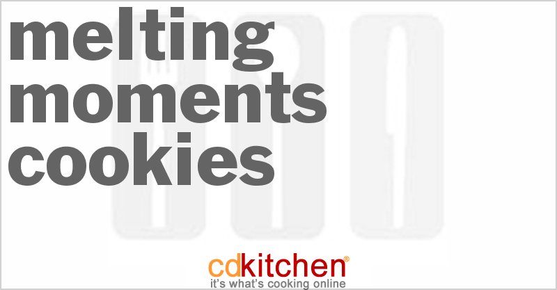 Melting Moments Cookies - CDKitchen.com