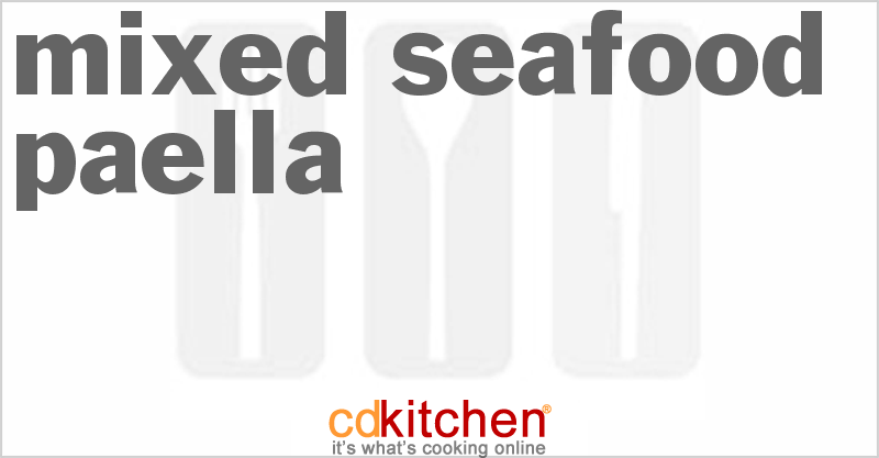 Mixed Seafood Paella - CDKitchen.com