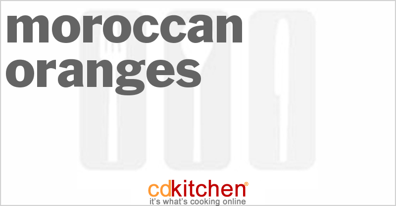 Moroccan Oranges - CDKitchen.com