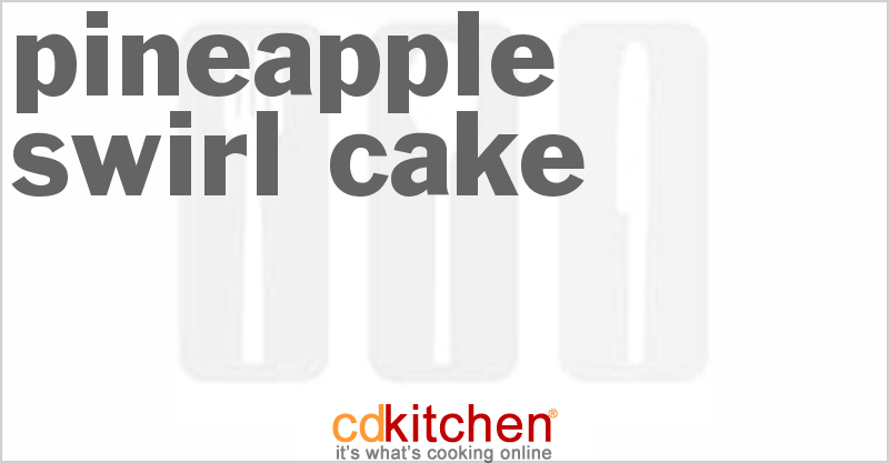 Pineapple Swirl Cake - CDKitchen.com