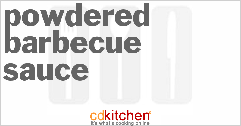 Powdered Barbecue Sauce - CDKitchen.com