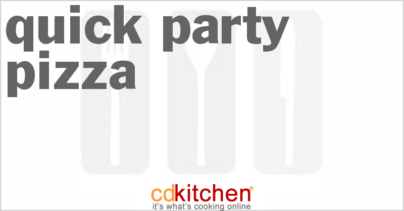 Quick Party Pizza - CDKitchen.com