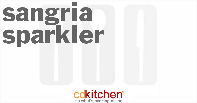 Sangria Sparkler - CDKitchen.com