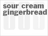 recipe for sour cream gingerbread