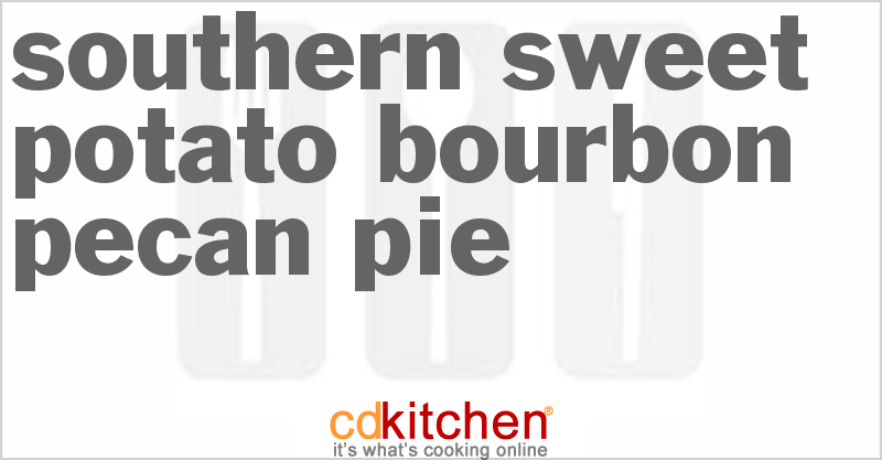 Southern Sweet Potato Bourbon Pecan Pie - CDKitchen.com