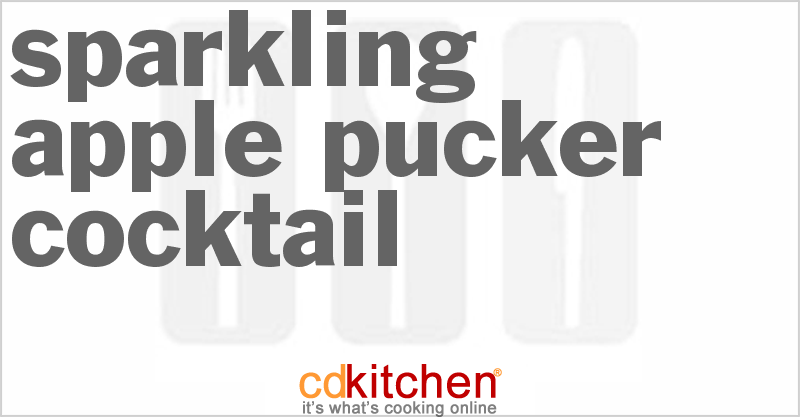 Sparkling Apple Pucker - CDKitchen.com
