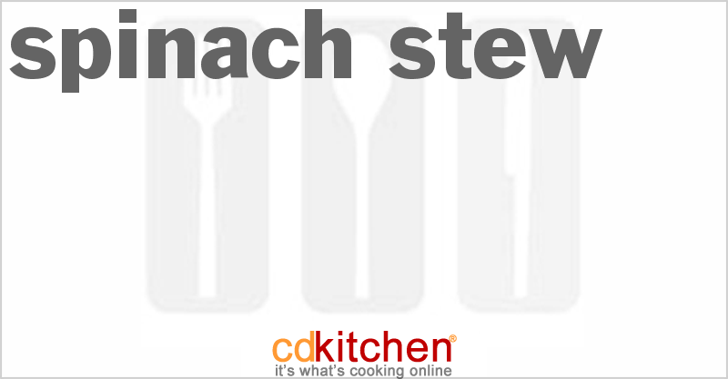 Spinach Stew (Central African Republic) - CDKitchen.com