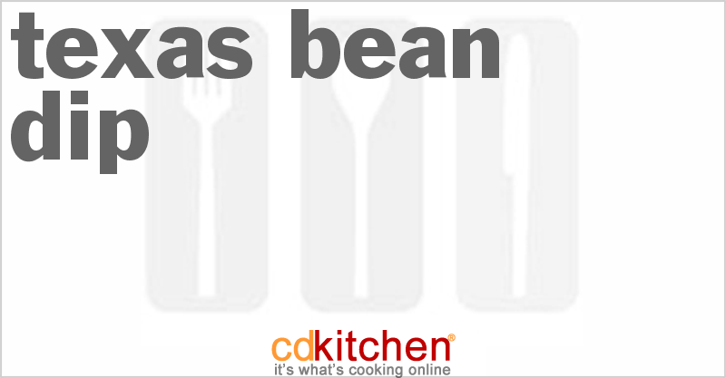 Texas Bean Dip - CDKitchen.com