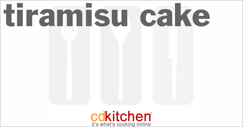 Tiramisu Cake - CDKitchen.com