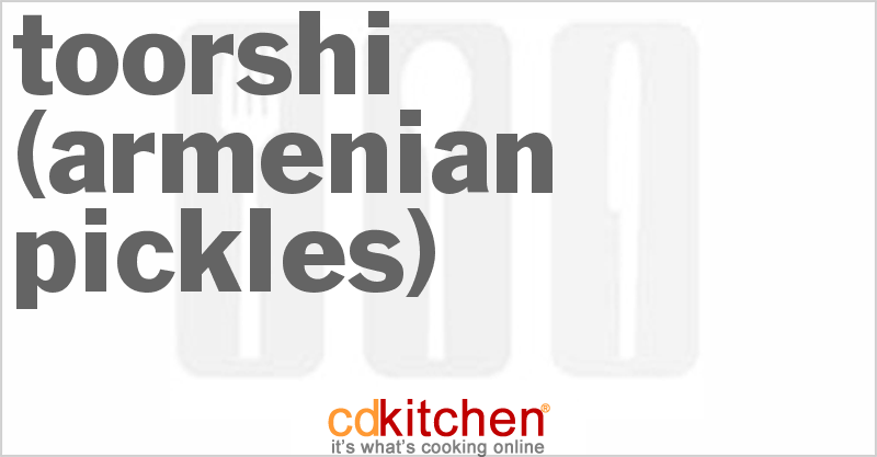 Toorshi (Armenian Pickles) - CDKitchen.com