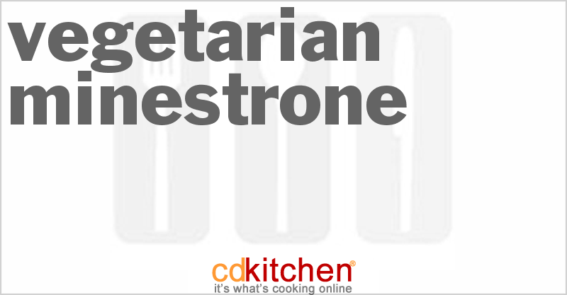 Vegetarian Minestrone - CDKitchen.com