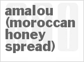 recipe for amalou (moroccan honey spread)