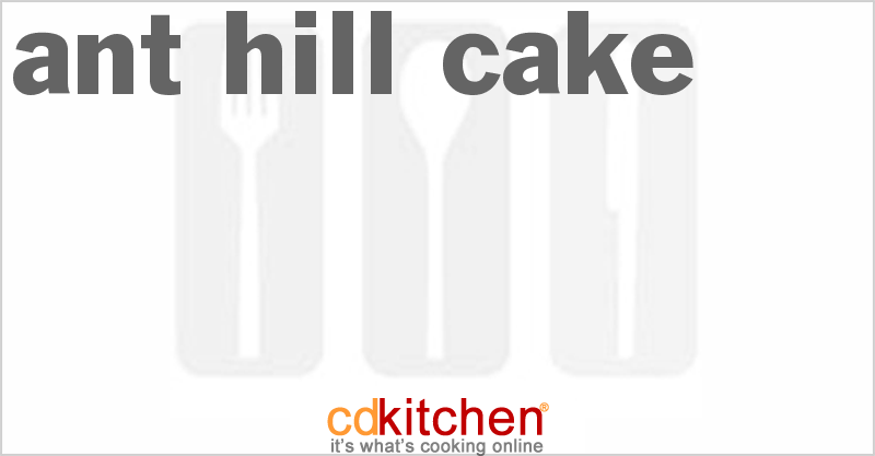 Ant Hill Cake - CDKitchen.com