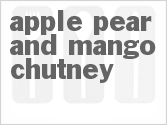 recipe for apple pear and mango chutney