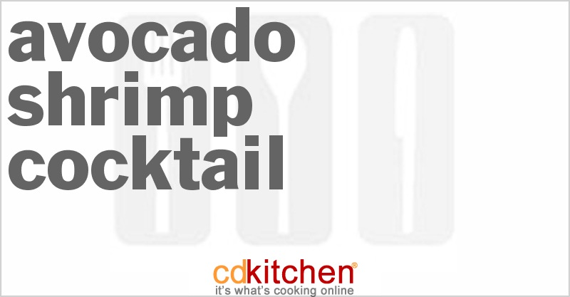 Avocado Shrimp Cocktail - CDKitchen.com