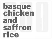 recipe for basque chicken and saffron rice