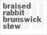 recipe for braised rabbit brunswick stew