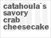 recipe for catahoula's savory crabmeat cheesecake