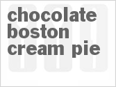 Chocolate Boston Cream Pie Recipe