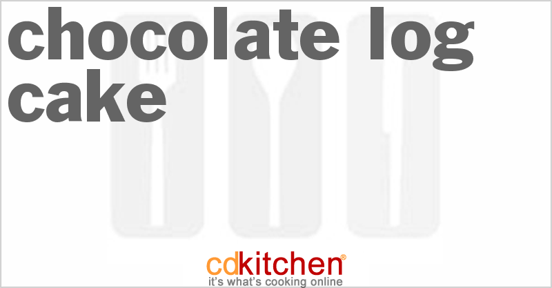 Chocolate Log Cake - CDKitchen.com