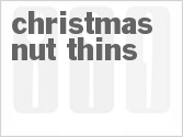 recipe for christmas nut thins