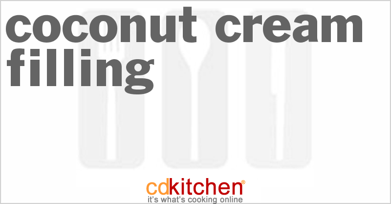 Coconut Cream Filling - CDKitchen.com