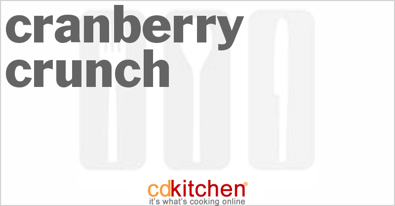 Cranberry Crunch Recipe CDKitchen cranberry-crunch-recipe-cdkitchen