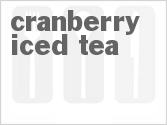 recipe for cranberry iced tea