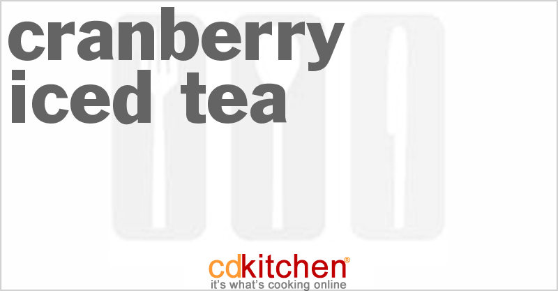 Cranberry Iced Tea - CDKitchen.com