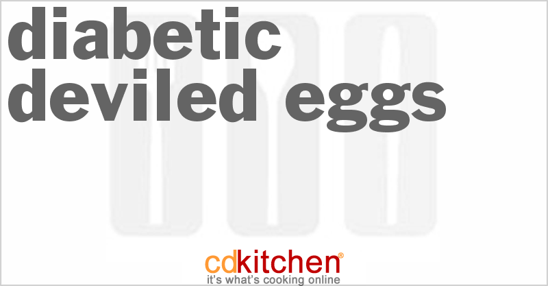 Diabetic Deviled Eggs - CDKitchen.com