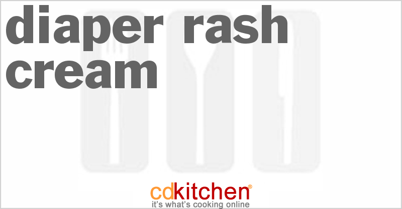 Diaper Rash Cream - CDKitchen.com