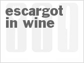 recipe for escargot in wine